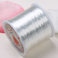 13m .8mm Strong Stretchy beading string White elastic
