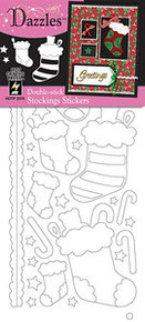 HOTP Dazzles DOUBLE STICK STOCKING  STICKERS 2076