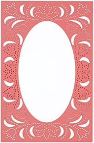 Ornare Piercing Cutting Template Oval Frame
