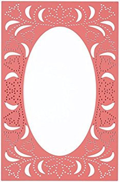 Ornare Piercing Cutting Template Oval Frame - Simply Special Crafts