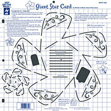 HOTP Template 7340 GIANT STAR CARD Paper Flair 12X12