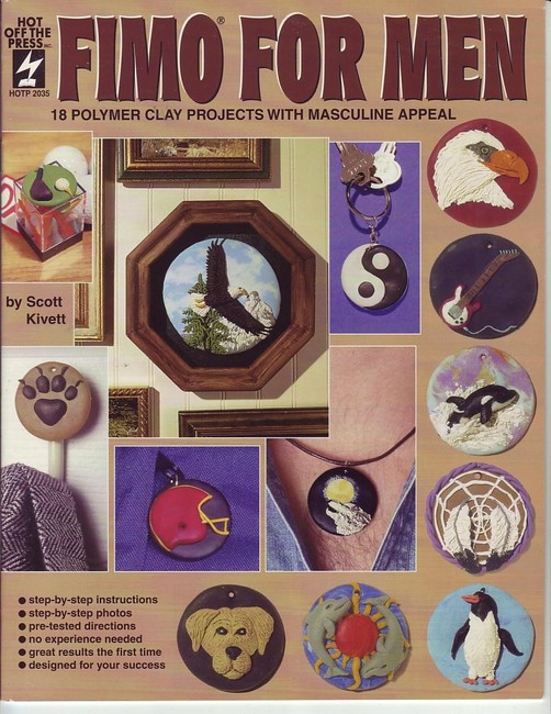 Fimo For Men Polymer Clay Book OOP Rare NEW Copy! - Simply Special Crafts