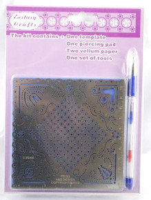 Parchment Craft Perforating Kit Card Making Vellum #123