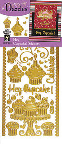 HOTP Dazzles Stickers HEY CUPCAKE! 2013 GOLD