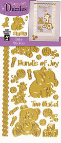 HOTP Dazzles Stickers BABY STICKERS 2010 GOLD