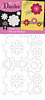 HOTP Dazzles DOUBLE STICK FLOWER STICKERS 2038