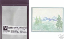 12 Vellum Translucent A2 Envelopes Card Making AF Stamping