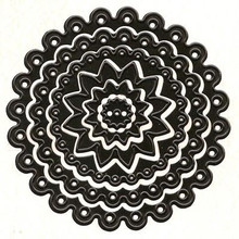 Nellie's Multi Frames Dots Circle MFD025 6-Dies Use w/Most Die Cutters