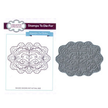 Creative Expressions Pre-Cut Rubber Stamp Sue Wilson UMS598 Diamond Falls