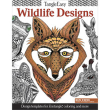 Tangle Easy Wildlife Designs Design Templates For Zentangle Coloring & More! 