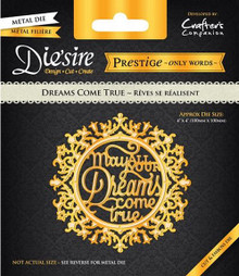 Prestige Dreams Come True Decorative Metal Cutting Dies by Crafter's Companion