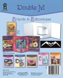 Hot Off The Press - Double M Die-Cut Cards (5 per pack)