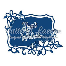 Tattered Lace Best Wishes Starlight Plaque Cutting Die D589