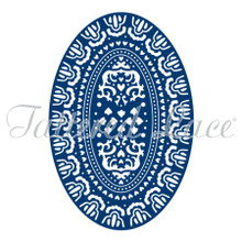 Tattered Lace Victorian Oval Tattered Lace Cutting Die D077