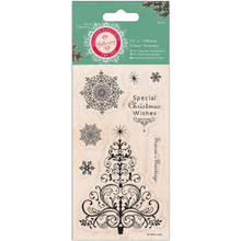 Papermania Bellissima Christmas Mini Clear Stamps 3'X5.5'-