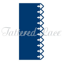 Tattered Lace Over The Edge Fleur De Lys Border D067 Cutting Die