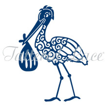 Tattered Lace Stork Cutting Die D935 Baby