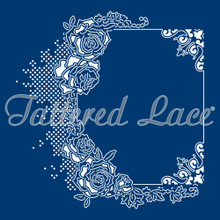 Tattered Lace Melded Romantic Roses Cutting Die D1157 Frame 
