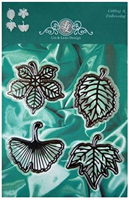 Lin & Lene Designs Leaves - Set of 4 Dies for Cutting and Embossing 1201-0028
