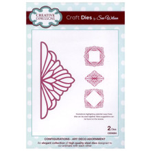 Craft Die CED6304 Sue Wilson Configurations Collection - Art Deco Adornment