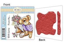 Meadow Cottage Bears With Love Rubber Stamp Set EZMount Christine Haworth