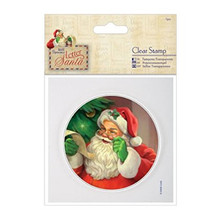 Papermania Letter To Santa Clear Stamps 4X4 Santa