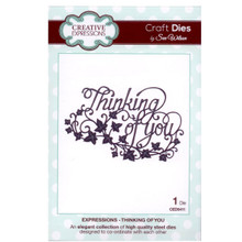 Sue Wilson Expressions Collection - Thinking Of You Craft Die CED5411 