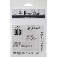 Two Paper Divas Got Cake? Clear Stamps, 7' by 4.5'