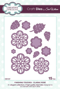 Sue Wilson Finishing Touches Collection - Classic Rose CED1407