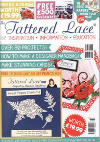Tattered lace Magazine Issue 32 with free CD & 3 Dies! 