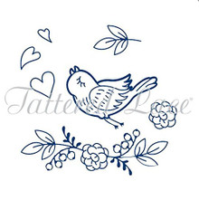 Tattered Lace Love Bird Berries Stamps