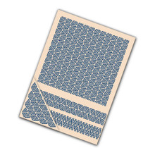 Tattered Lace Set of 4 Embossing Folders -- Geometric Pattern Set EF036