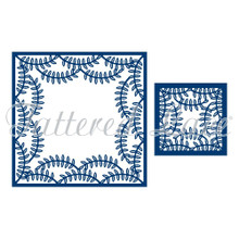 Tattered Lace A Little Bit Ditsy Leaves Frames Metal Card Die