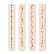 Tattered Lace The Sentiment Collection Set 4 Embossing Folder Set EF155
