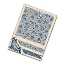 Tattered Lace Set of 4 Embossing Folders - Floral Flourish EF057