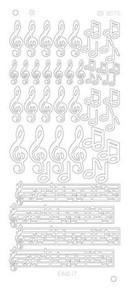 Find It Trading Musical Notes Mirror Silver CD3076Z