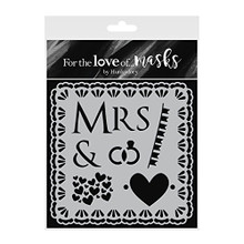 Hunkydory For the Love of Masks - Best Day Ever Stencil - FTLM122