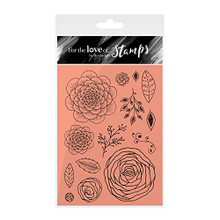 Hunkydory Crafts For the Love of Stamps - Floribunda FTLS109