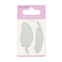 Dovecraft Value Die-Feathers, 2/Pkg
