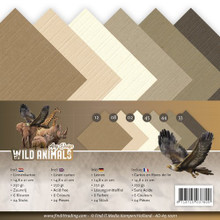 Amy Design Wild Animals A5 Paper Pad 24-pieces 250Gr ADA510011