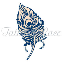 Tattered Lace Whitework Peacock Feather Die TLD0163