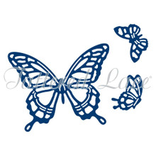 Tattered Lace Botanical Bouquet Butterfly Embellishments- Cutting Die TLD0079