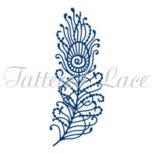 Tattered Lace Die ~ Peacock Feather, TTLD1291