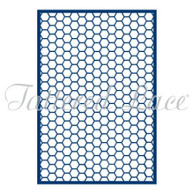 Tattered Lace Essentials Honeycomb Lattice Panel Background Cutting Die ETL69