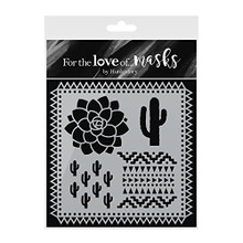 Hunkydory Crafts For the Love of Masks - Prickly Plants - FTLM200