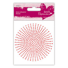 DoCrafts Papermania 424pc 2mm Red Adhesive Gems PMA351611