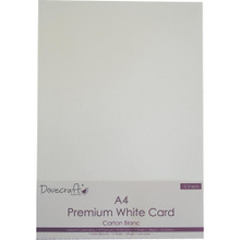Dovecraft A4 Premium White Card Pack 10 Sheets 240gsm