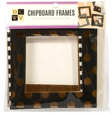 DCWV Embellishment - Foiled Chipboard Frames for Card Making and Scrapbooking