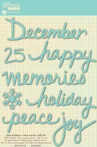 Jillibean Soup Wise Words Blue Holidays Stickers