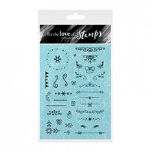 Hunkydory Crafts For the Love of Stamps -- The Christmas Inserts Collection - Embellishments FTLS231